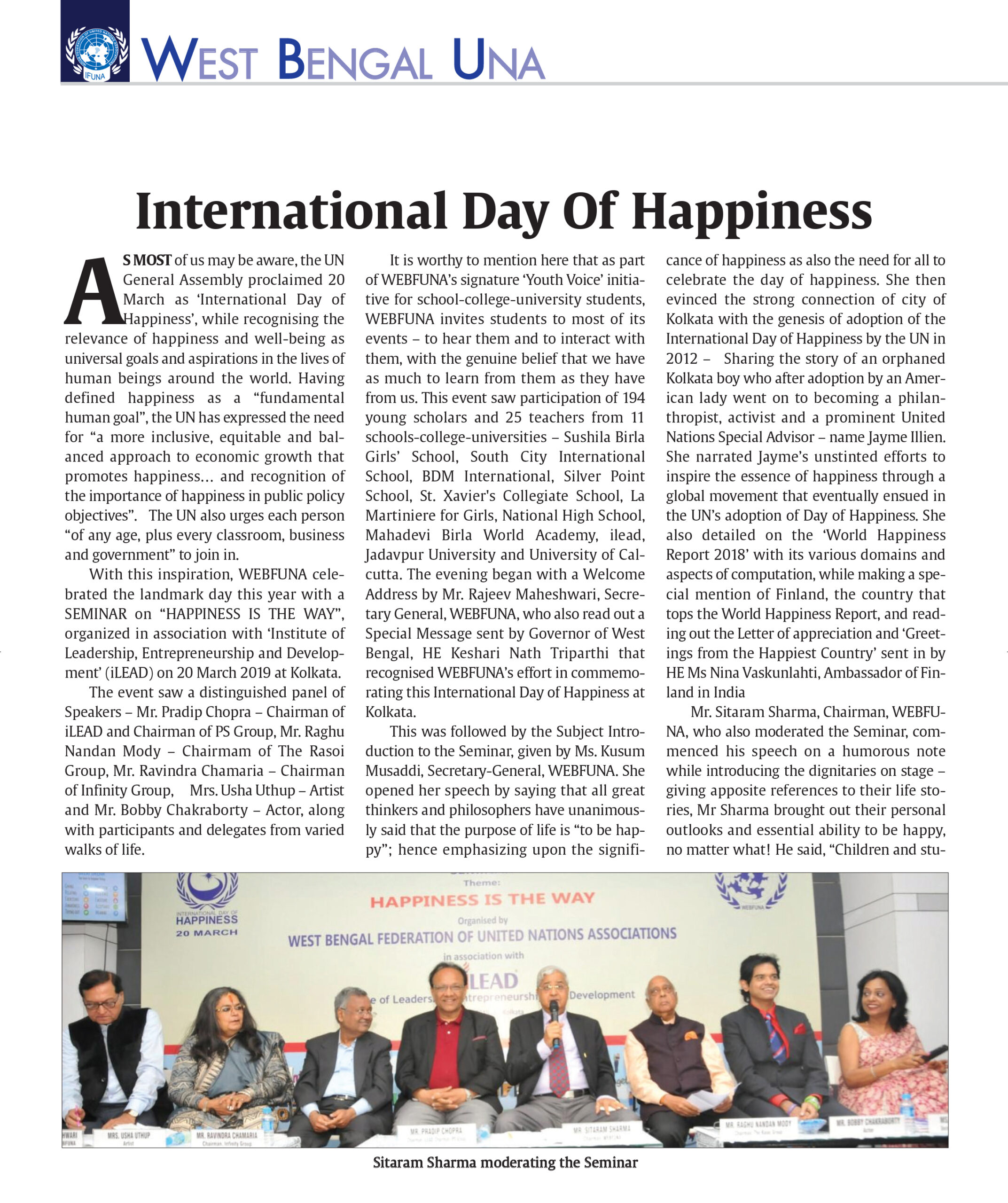 International Day Of Happiness